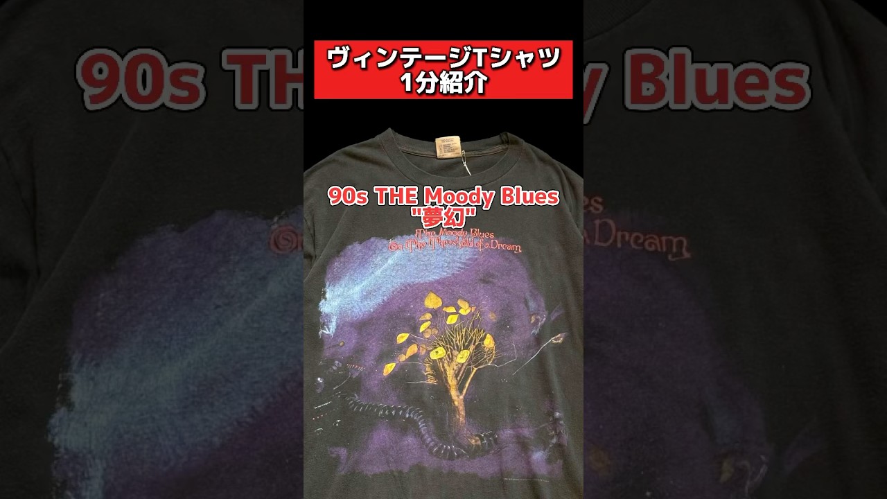 ヴィンテージTシャツ1分紹介】 90s THE Moody Blues 