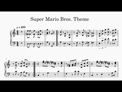 ヨッシーアイランド 楽譜 スーパーマリオ ピアノソロ オリジナル