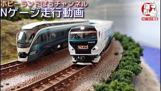 Nゲージ走行動画 KATO 10-1613 E257系2000番台「踊り子」 9両セット