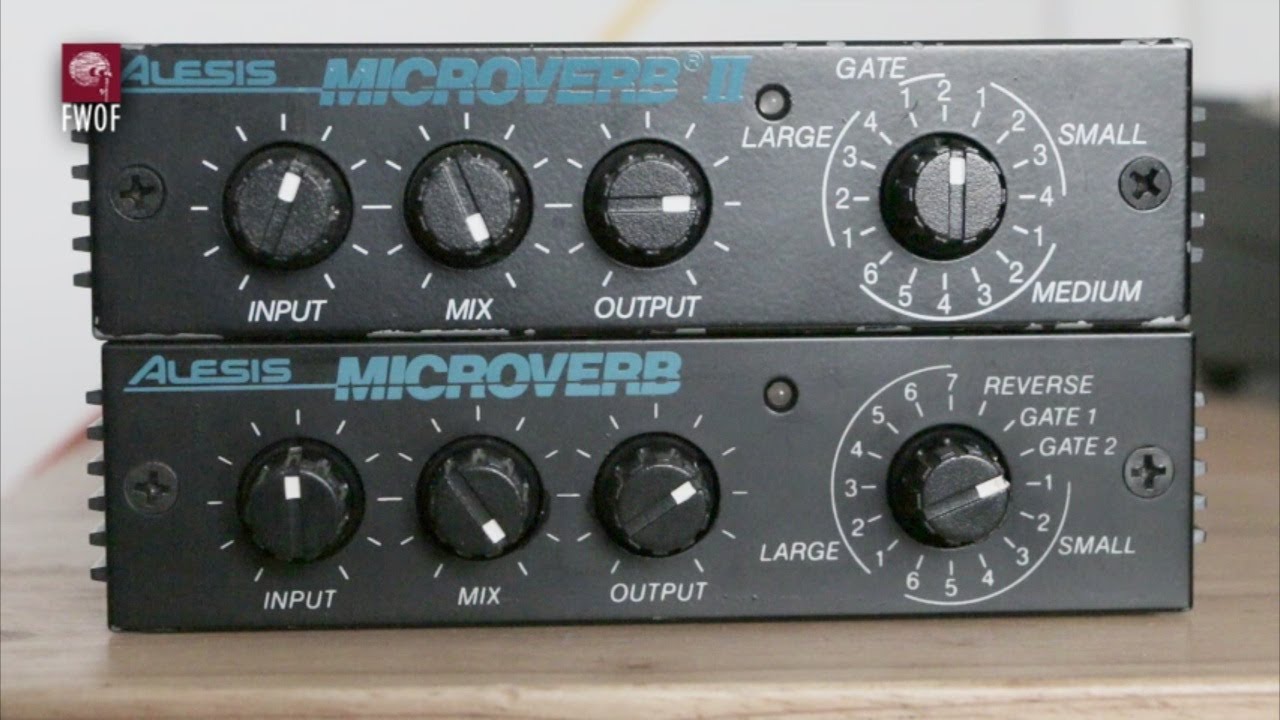 ALESIS MICROVERB II 名機1980's ステレオリバーブ