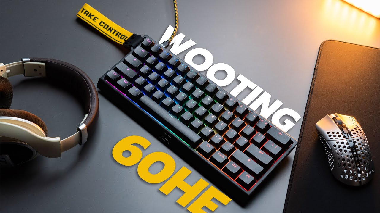 wooting 60HE 本体＋take control キーキャップ wooting 60HE 本体