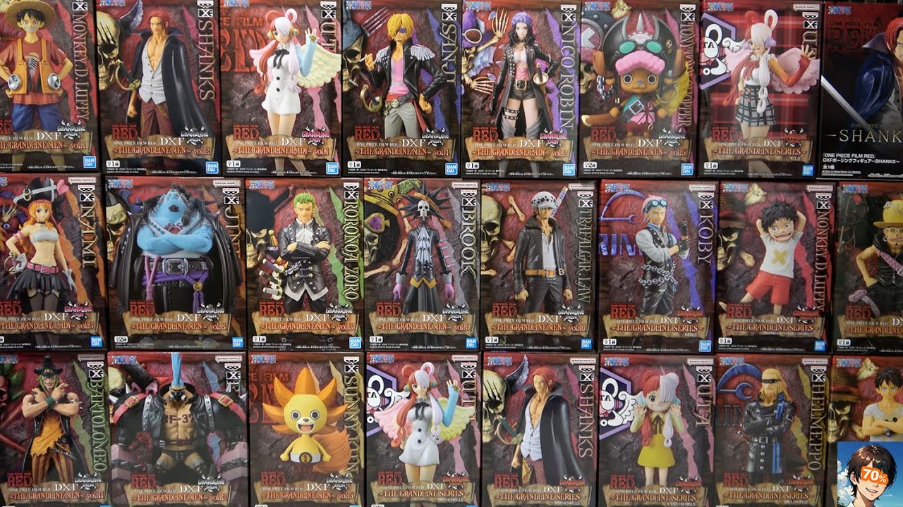 Unboxing all the types of One Piece movie prize figures 