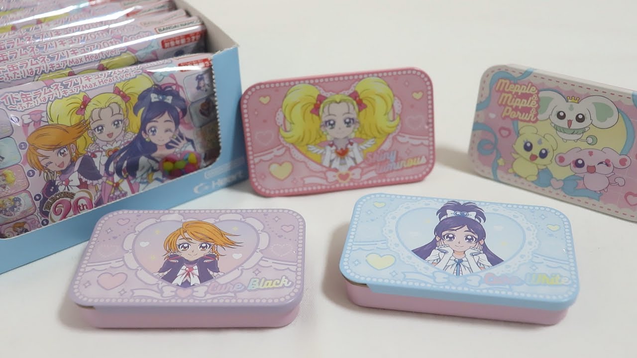 可愛すぎる小物入れ！スライド缶ラムネ プリキュア20th Anniv ~ふたり