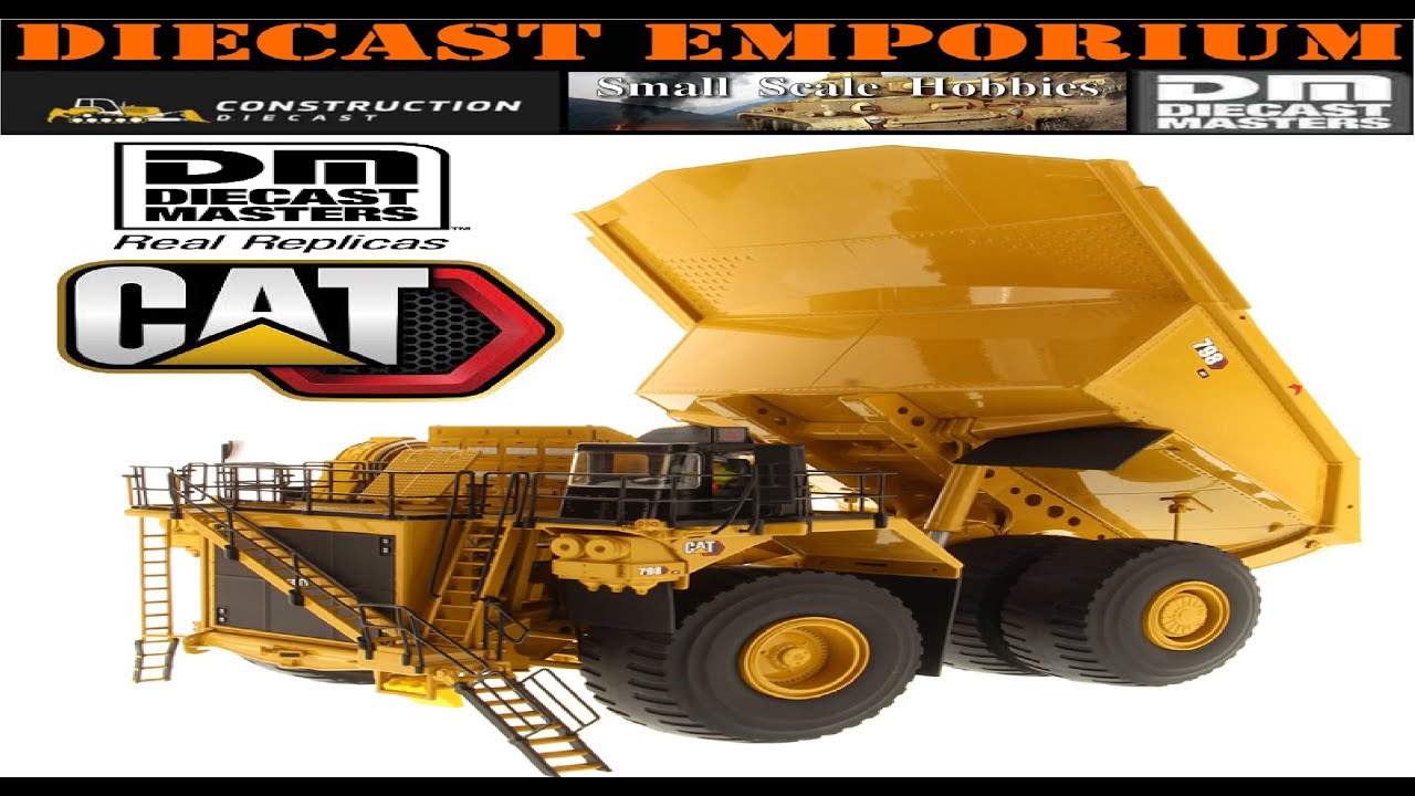 1:50 Scale Diecast Masters Cat 798 AC Mining Truck Official