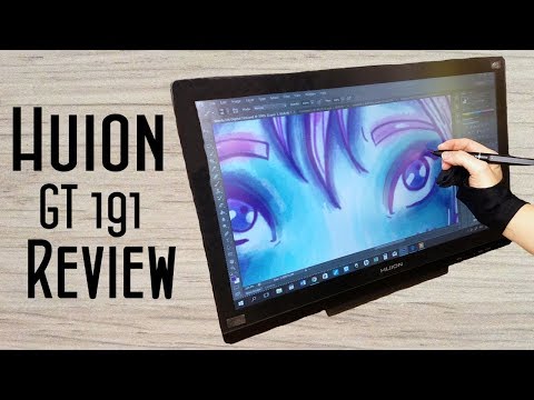 Review, Demo and Set Up of the Huion Kamvas GT 191 Graphics Pen
