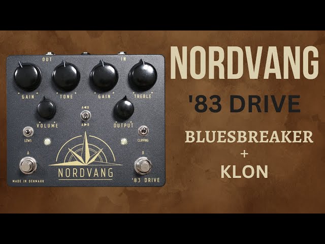 Nordvang '83 Dual Overdrive Pedal V2.0 - Bluesbreaker / Klon In