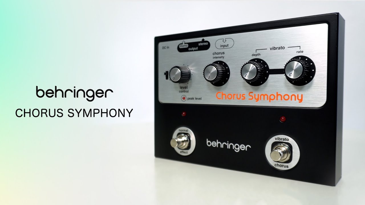 CHORUS SYMPHONY コーラス・ビブラート/ BEHRINGER - YouTube