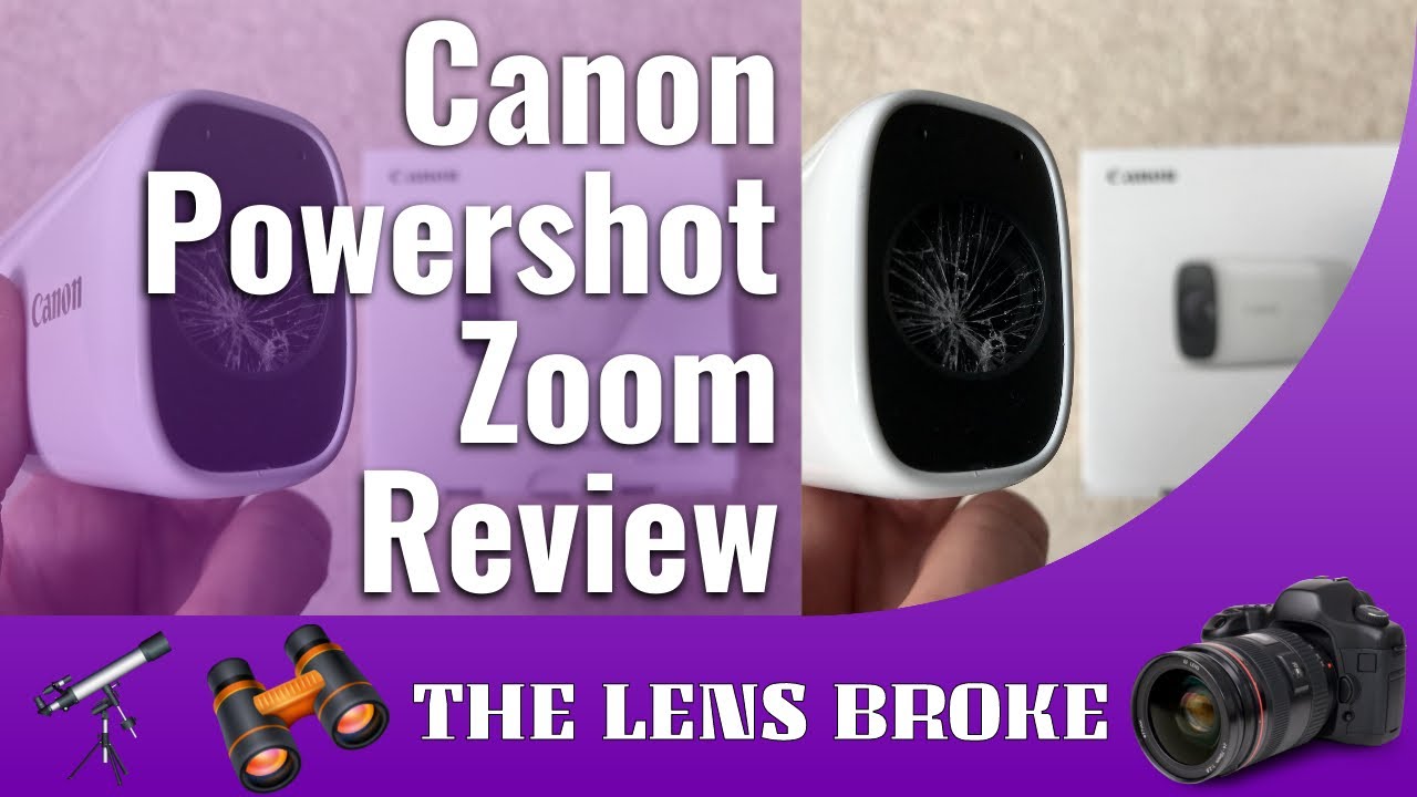 Canon PowerShot Zoom Review - Yep I broke it! - YouTube
