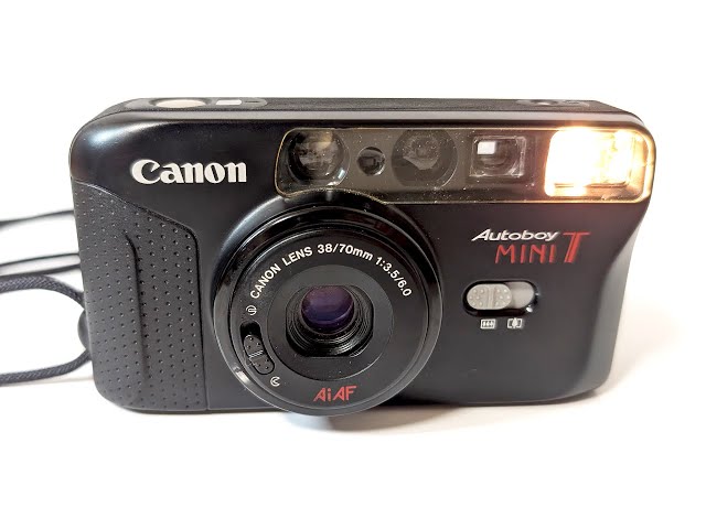 CANON Autoboy MINI T (TELE) Autofocus 35mm Film Camera - YouTube