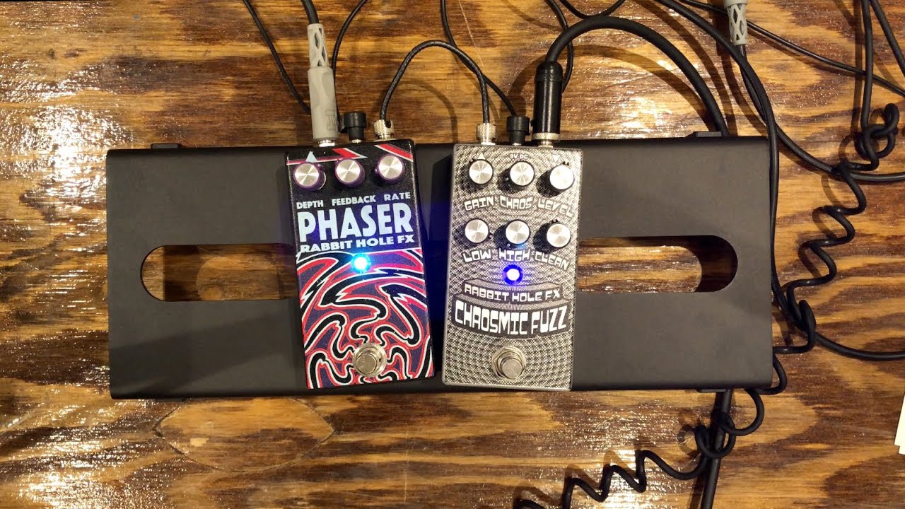 Rabbit Hole FX - Phaser and Chaosmic - Stompbox Expo 2019 - YouTube