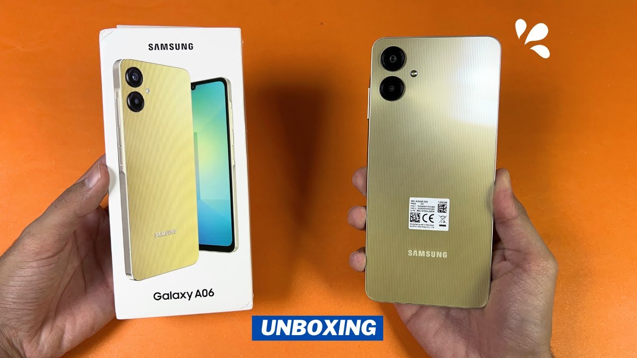 Samsung Galaxy A06 - Unboxing & Features Overview! - YouTube