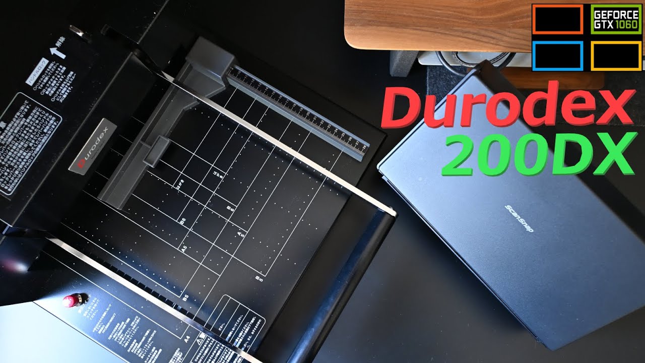 Stackcutter】Durodex パーソナル断裁機 200DX を購入して色々確認して