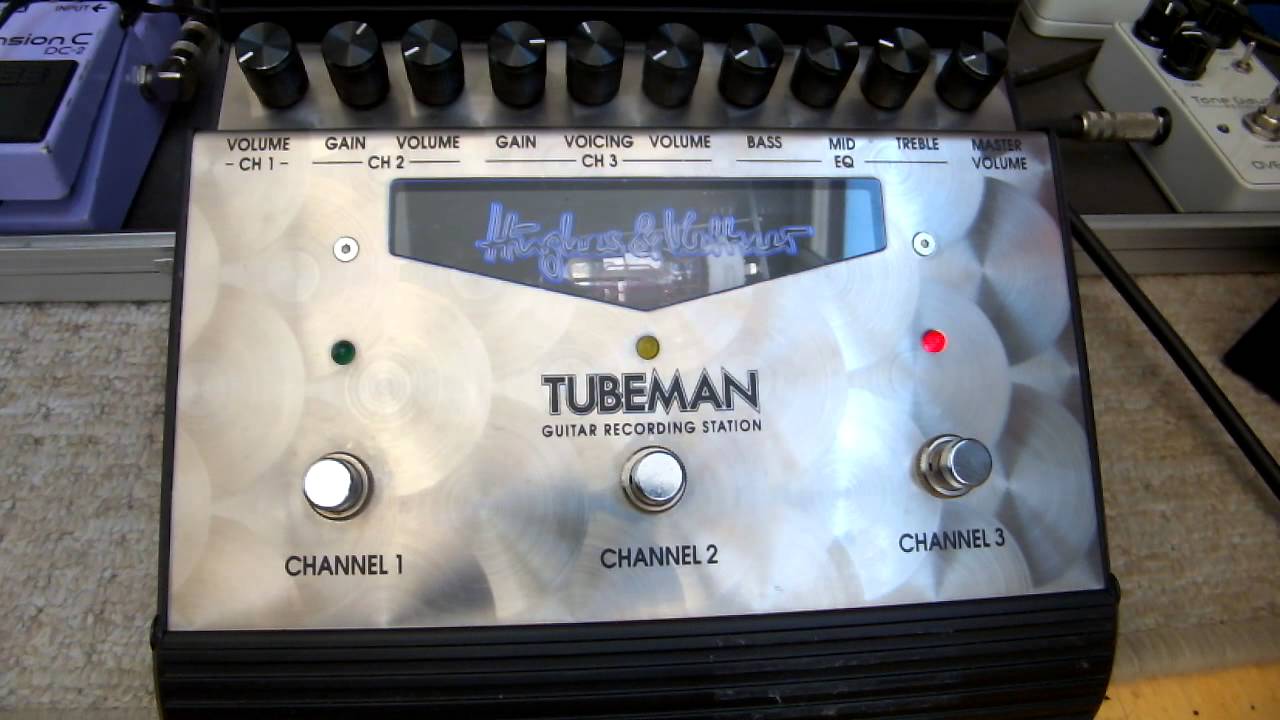 Hughes and Kettner, Tubeman 2 preamp demo, Msm workshop - YouTube