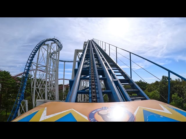 ビッグバーンコースター 先頭 on-ride 4K POV (乗車映像) / 那須ハイ