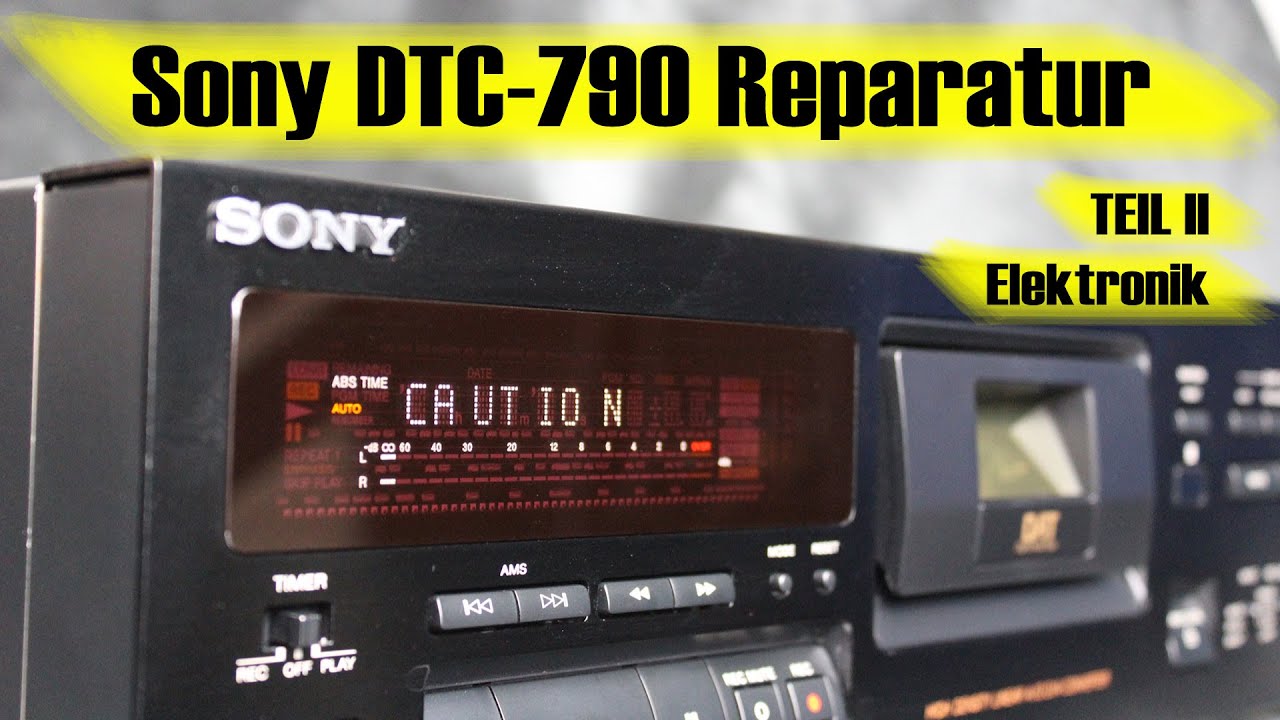 SONY] DTC-790のレビューと修理 [DAT] – nakamura