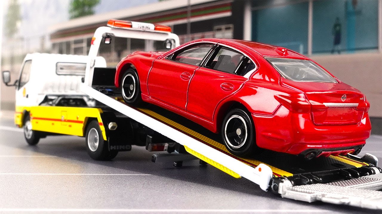 未開封】希少品 1/43 タイニー TINY 日野300 積載車 レッカー車 TINY