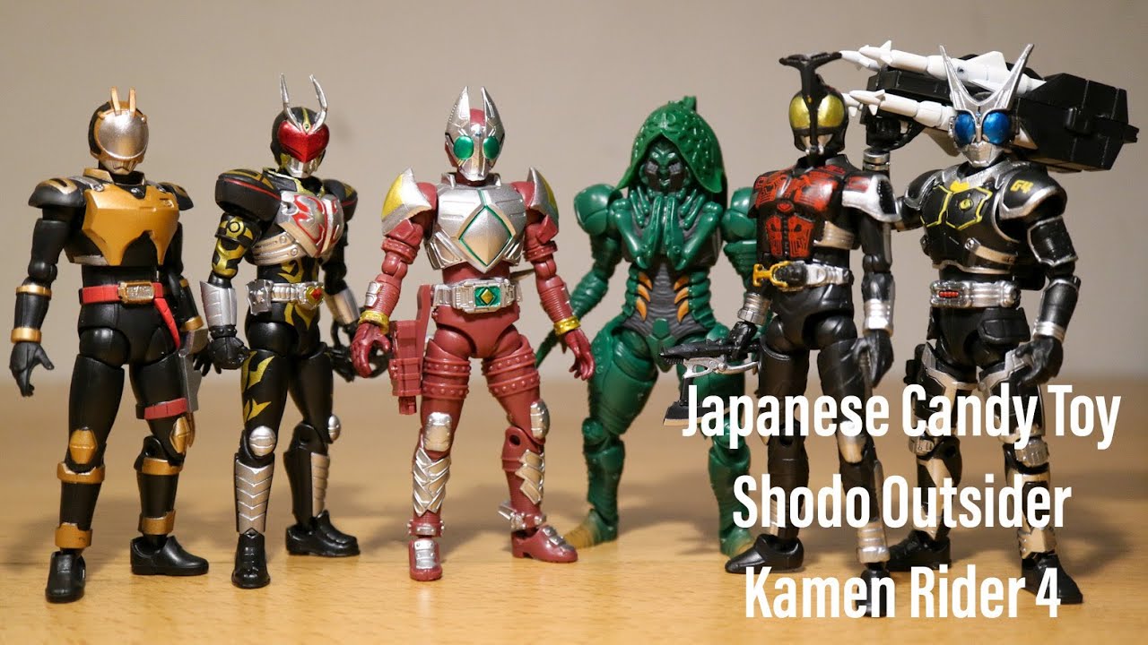 SHODO Outsider Kamen Rider 4 by Bandai - YouTube