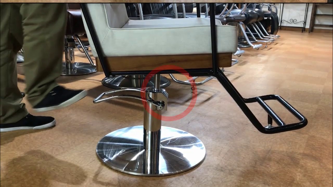 美容室向け スタイリングチェア crel(クレル) ブラウンアッシュ 業務用