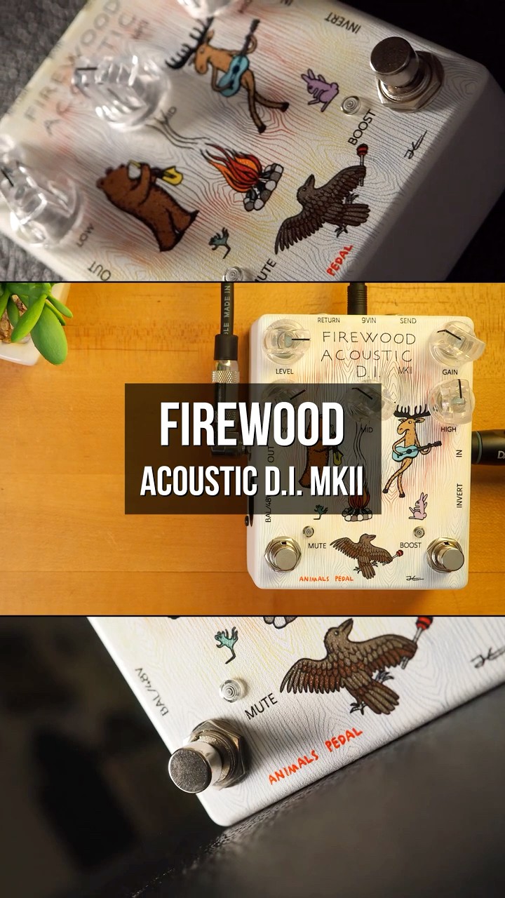 ギター ANIMALS PEDAL FIREWOOD ACOUSTIC D.I. Animals Pedal Firewood