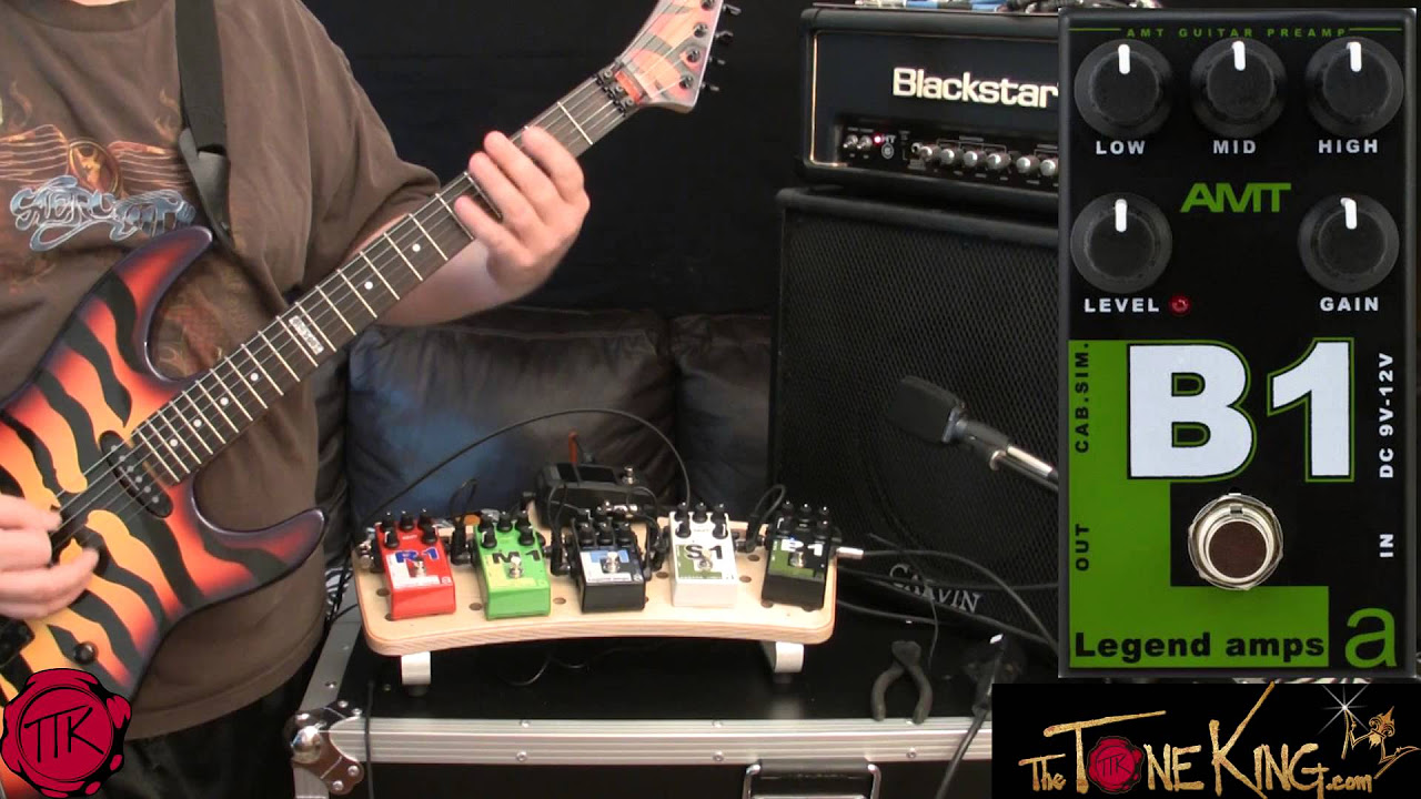 AMT Electronics: S1 preamp - CAB SIM demo - YouTube