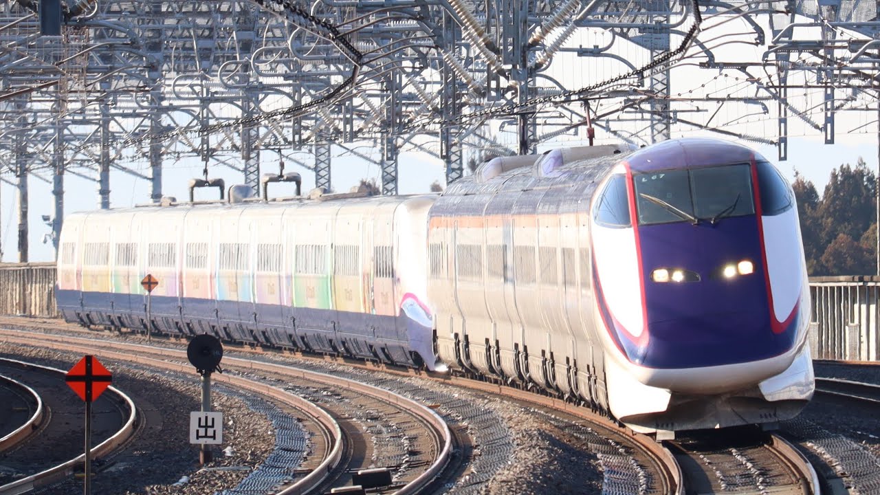 真冬の東北新幹線を駆け抜けるE2系「Magical Dream Shinkansen