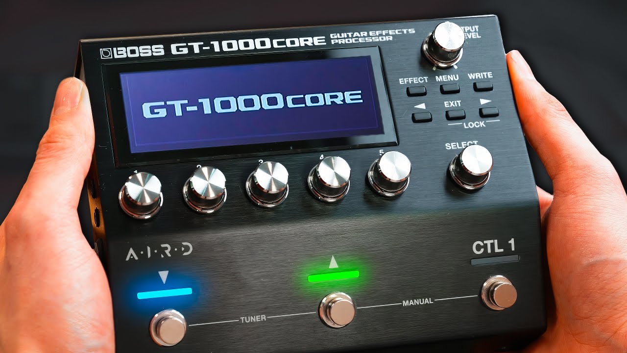 gt1000core (IR2つ付き) & オヤイデ ケーブル & expペダル gt1000core