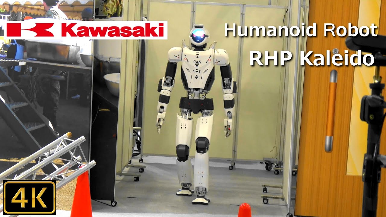 4K【川崎重工（KHI）：災害時に活躍‼Humanoid Robot - RHP Kaleido