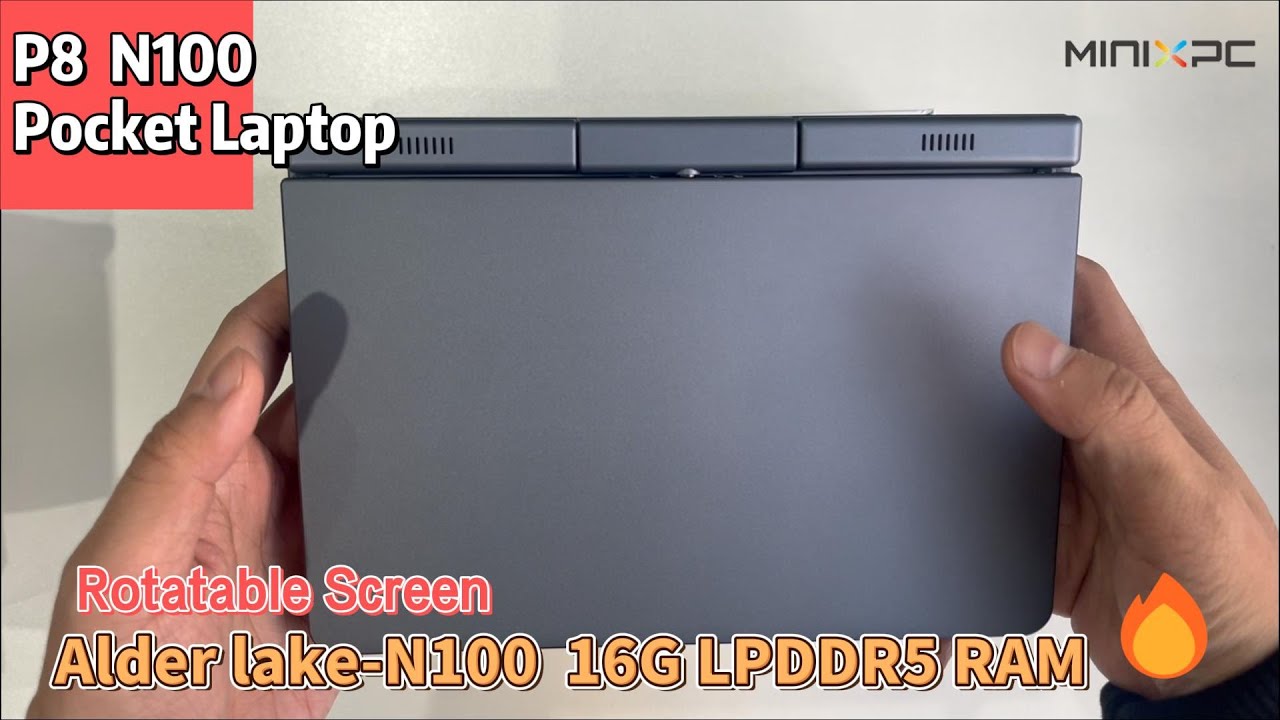 Unboxing: P8 Pocket Laptop N100 Super Laptop Business Office