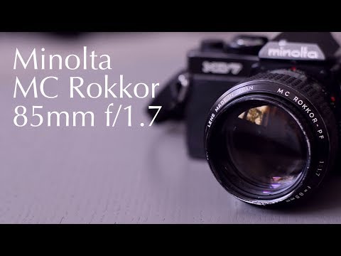 Minolta MC Rokkor-PF 85mm f/1.7 Portrait Lens Review - YouTube