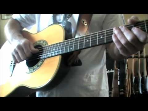 Vintage 1975 Ovation 1121-4 Balladeer Artist Model Demo/Review