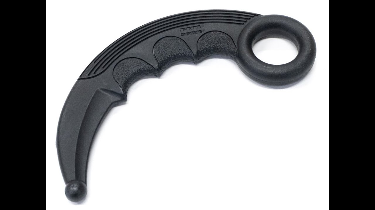 高硬度ポリマートレーニングカランビットナイフ