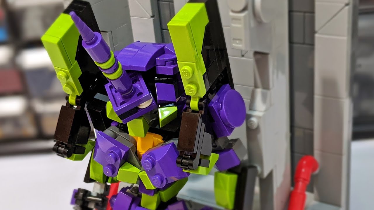 Lego Evangelion Unit 01 初号機 SD Style - YouTube