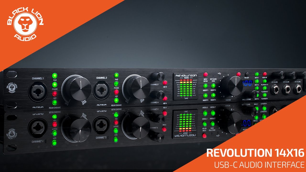 DTM・DAW Black Lion Audio/Revolution 2x2 Revolution 2×2 – Black