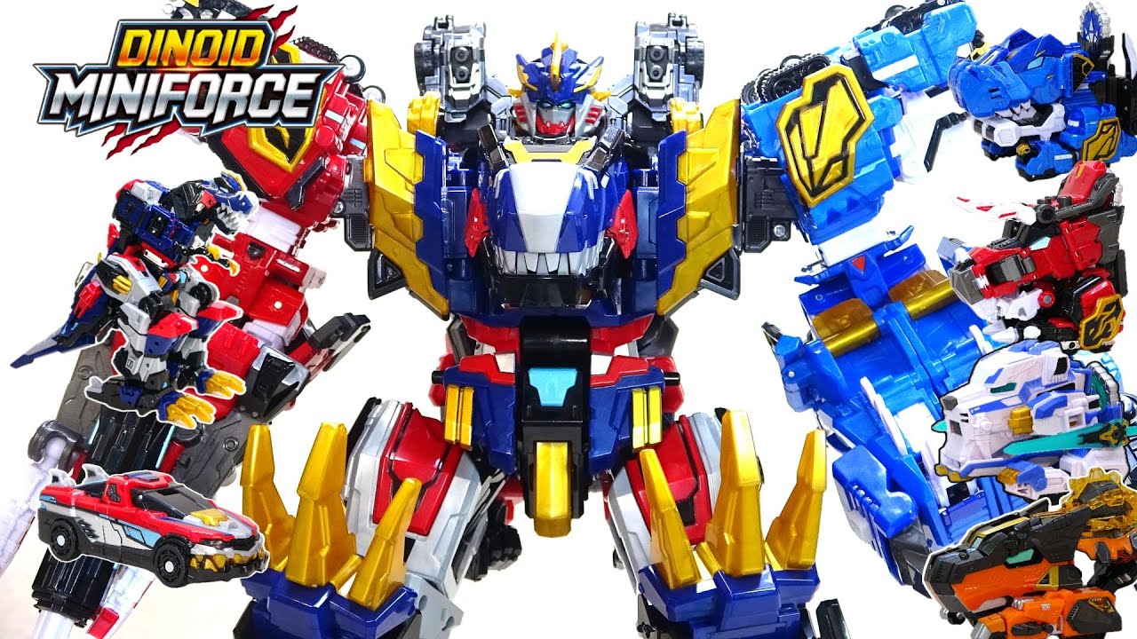 6-body combination explosive birth] Dinosaur robot Rex Kaiser D6