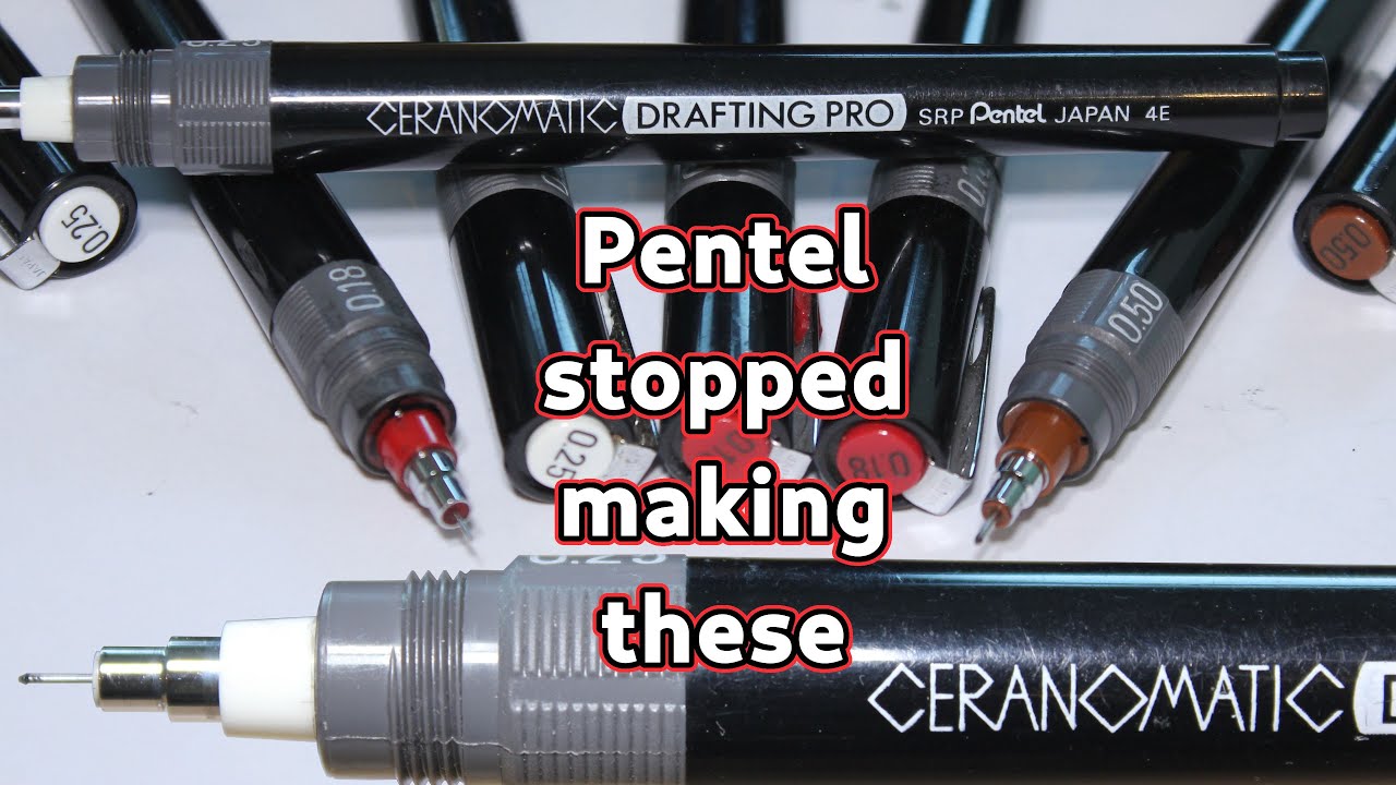 The Pentel Ceranomatic: A forgotten technical pen - YouTube