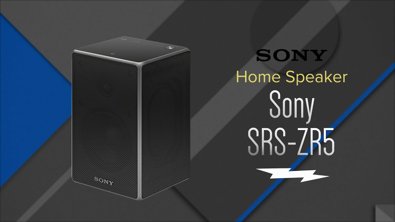 Sony Black Wireless Bluetooth Speaker SRSZR5 - Overview - YouTube