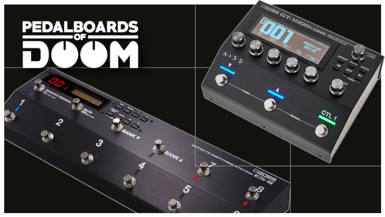 Boss GT 1000 CORE Tuner via Midi - Pedalboards of Doom - YouTube
