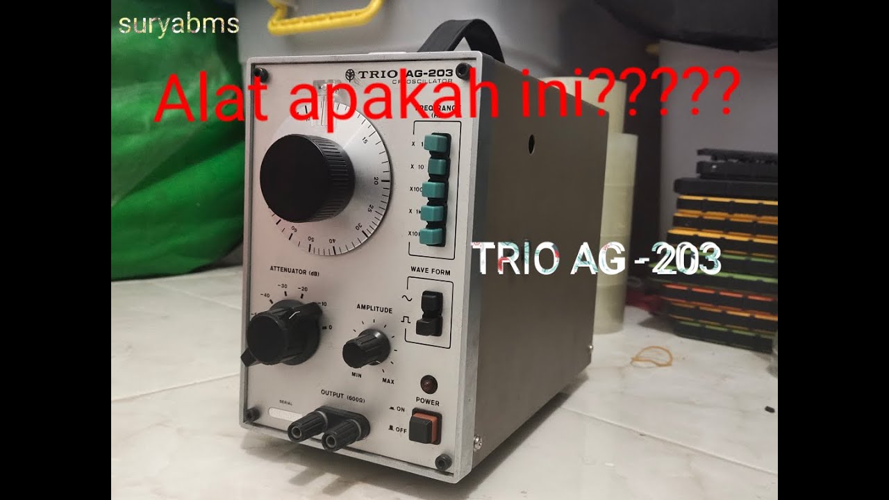 TRIO AG-203 CR OSCILLATOR TRIO AG-203 CRオシレーター