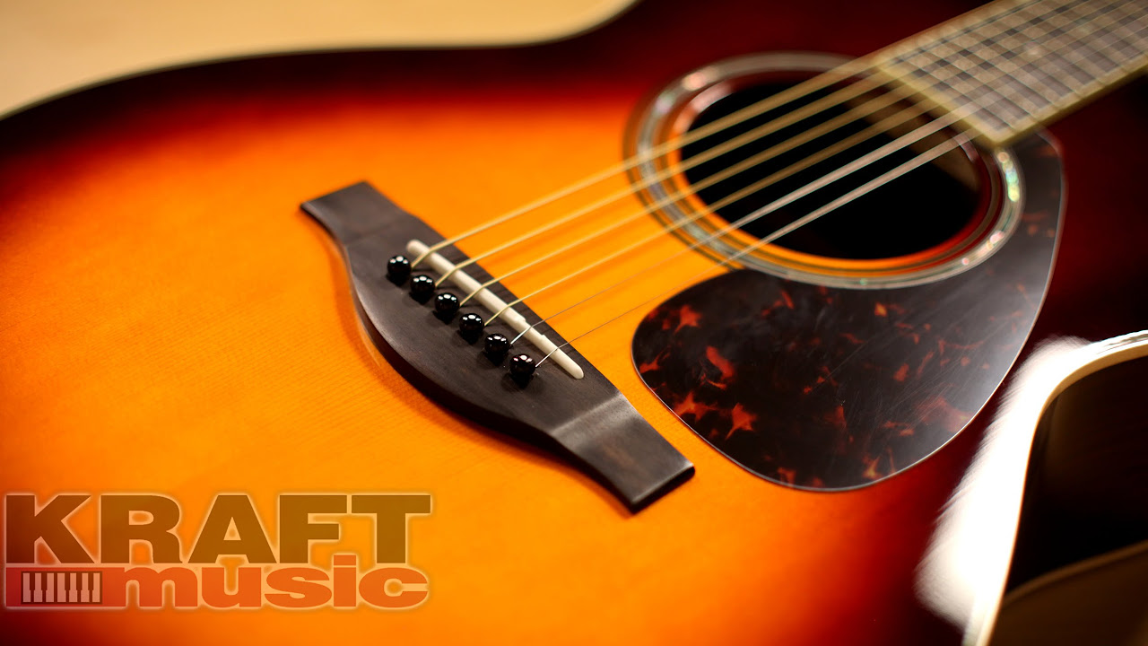 Yamaha LS16 ARE Handcrafted Acoustic Guitar Demo - YouTube