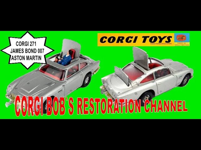 Corgi 271 James Bond Aston Martin Double Resto - YouTube