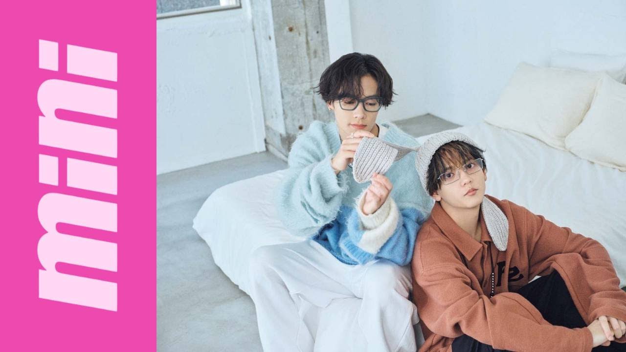 かずそた】『mini 3月号増刊 川村壱馬×中島颯太 SPECIAL EDITION』撮影