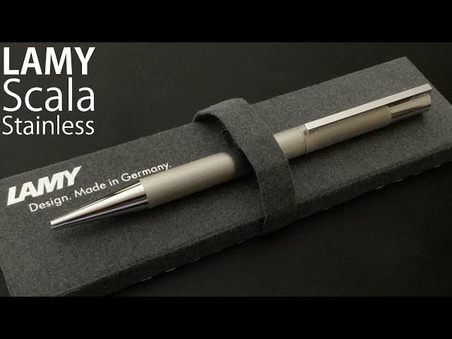 LAMY scala ボールペン brushed ステンレス LAMY scala stainless