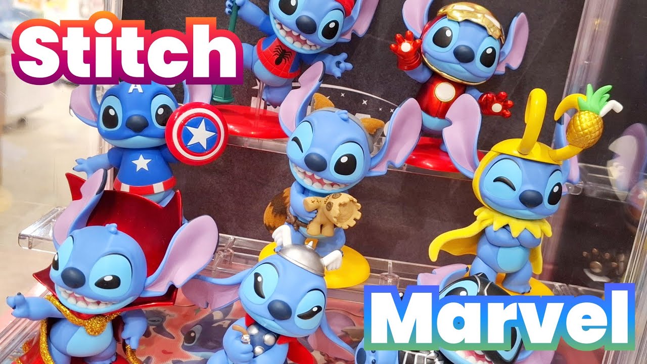 cosbi Stitch Marvel コスビマーベルスティッチ8種セット TOPTOY