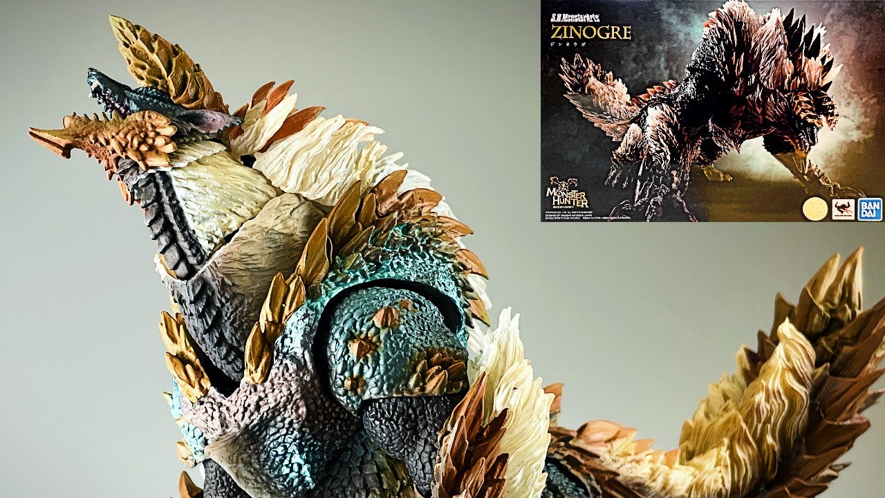 モンハン】S.H.MonsterArts ジンオウガ モンスターハンター サンプル