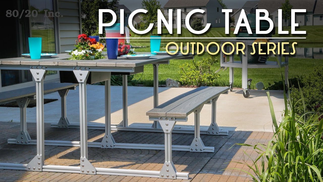 How-To Video - Picnic Table | 80/20 T-slot Aluminum Extrusions