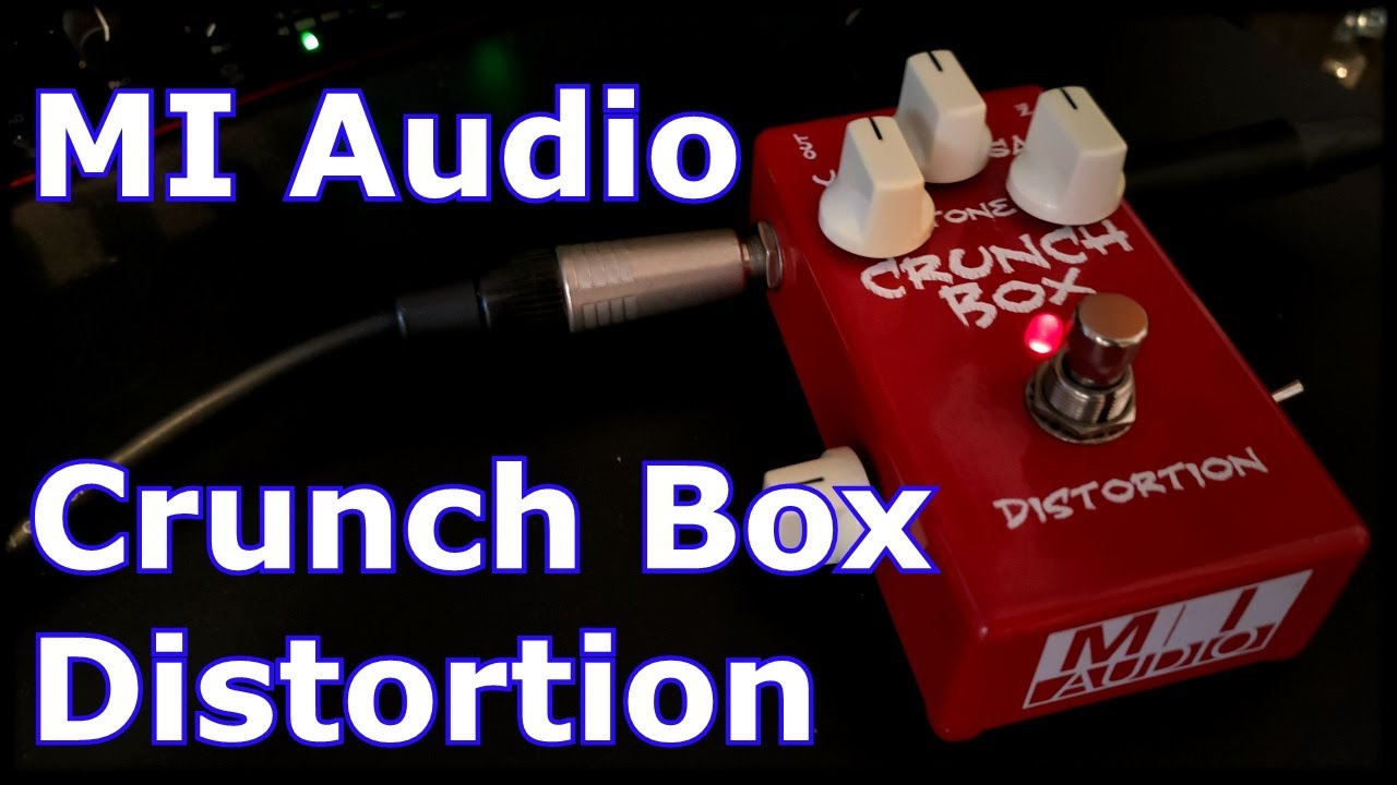 MI Audio Crunch Box Distortion demo - YouTube