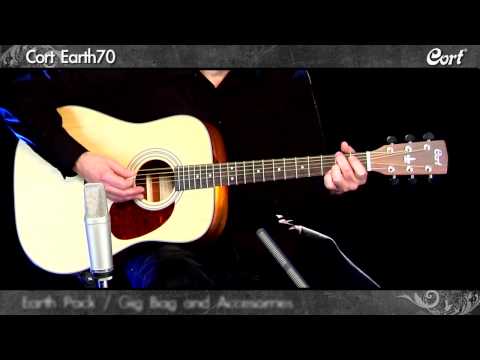 Cort Earth 70 Affordable Acoustic Guitar - YouTube