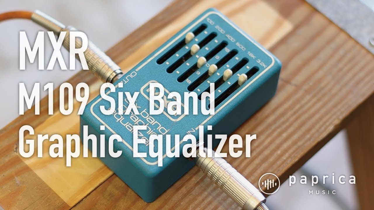MXR M109 Six Band Graphic Equalizer - YouTube