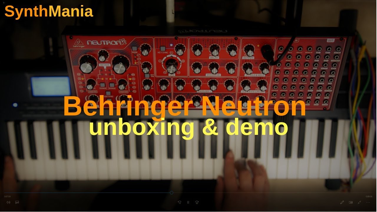 1/5] BEHRINGERアナログシンセサイザー”NEUTRON”徹底解説！！ - YouTube
