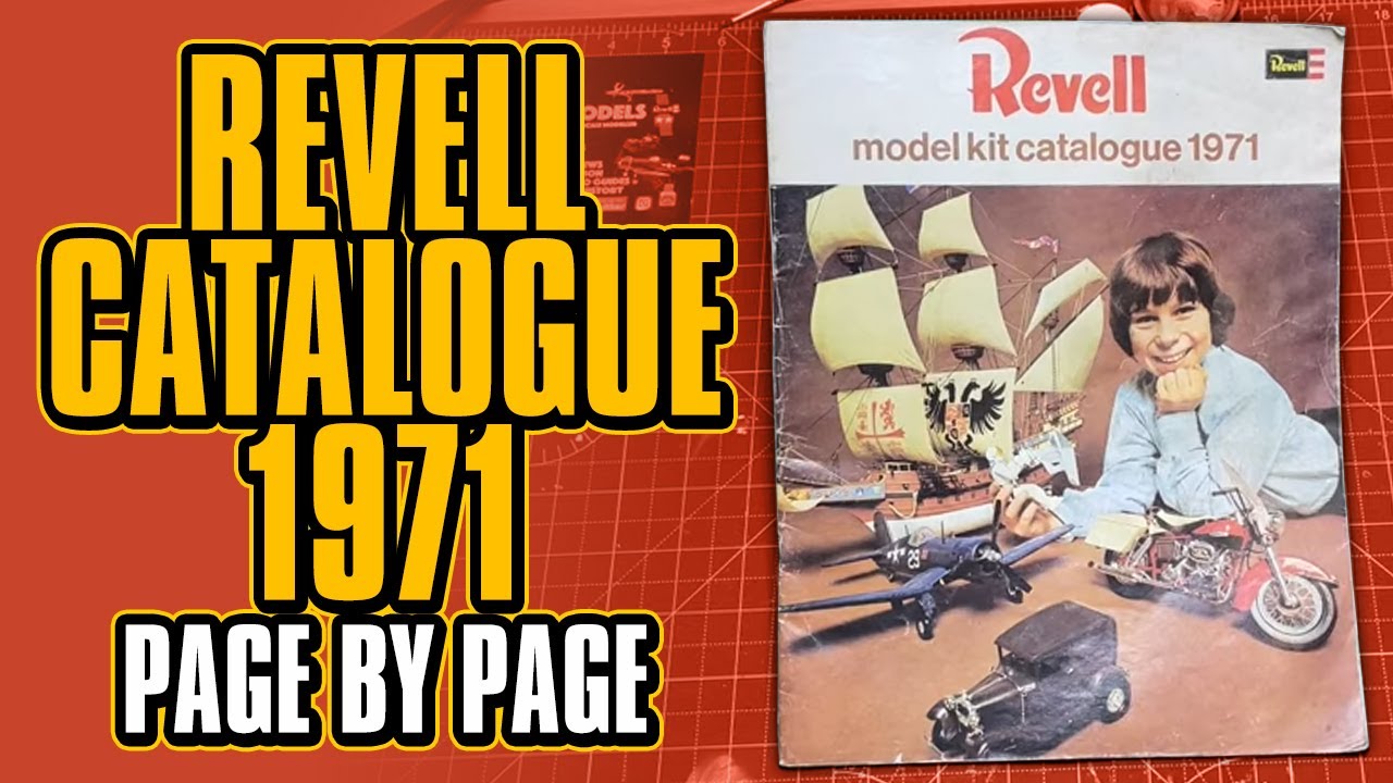Revell Scale Model Kit 1971 Catalogue Page by Page HD (Vintage